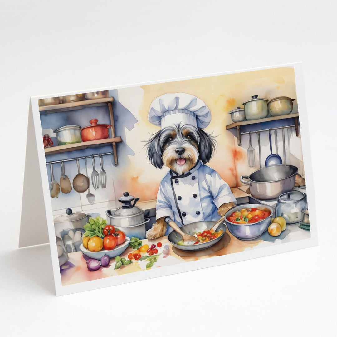 Yorkie Yorkshire Terrier The Chef Greeting Cards Pack of 8 Image 1