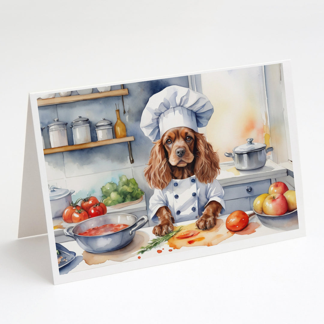 Yorkie Yorkshire Terrier The Chef Greeting Cards Pack of 8 Image 7