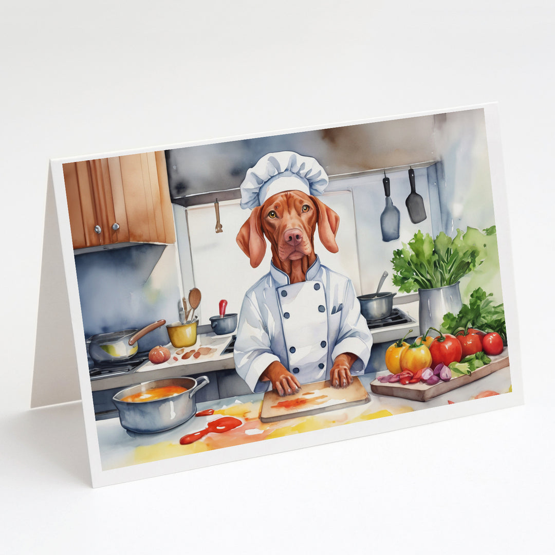 Yorkie Yorkshire Terrier The Chef Greeting Cards Pack of 8 Image 8