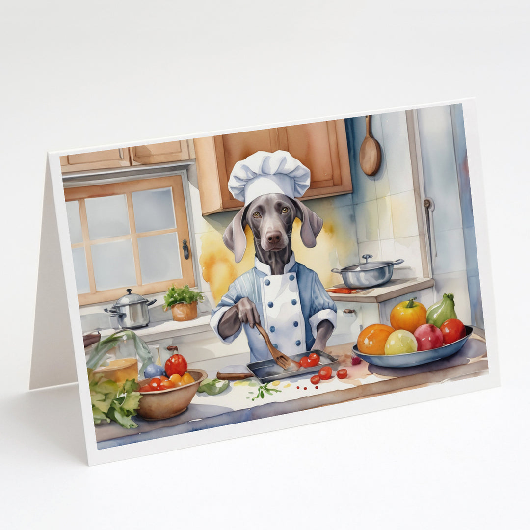 Yorkie Yorkshire Terrier The Chef Greeting Cards Pack of 8 Image 9