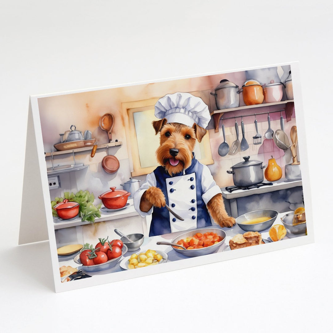 Yorkie Yorkshire Terrier The Chef Greeting Cards Pack of 8 Image 1