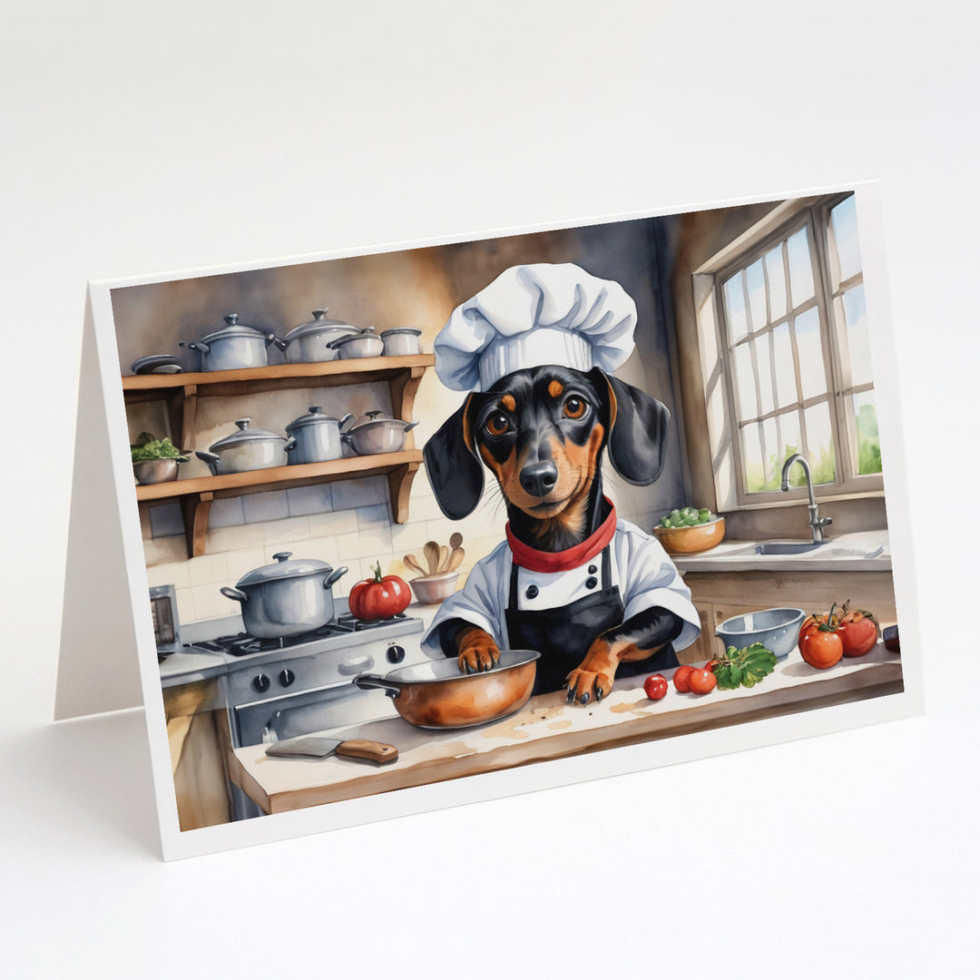 Yorkie Yorkshire Terrier The Chef Greeting Cards Pack of 8 Image 11