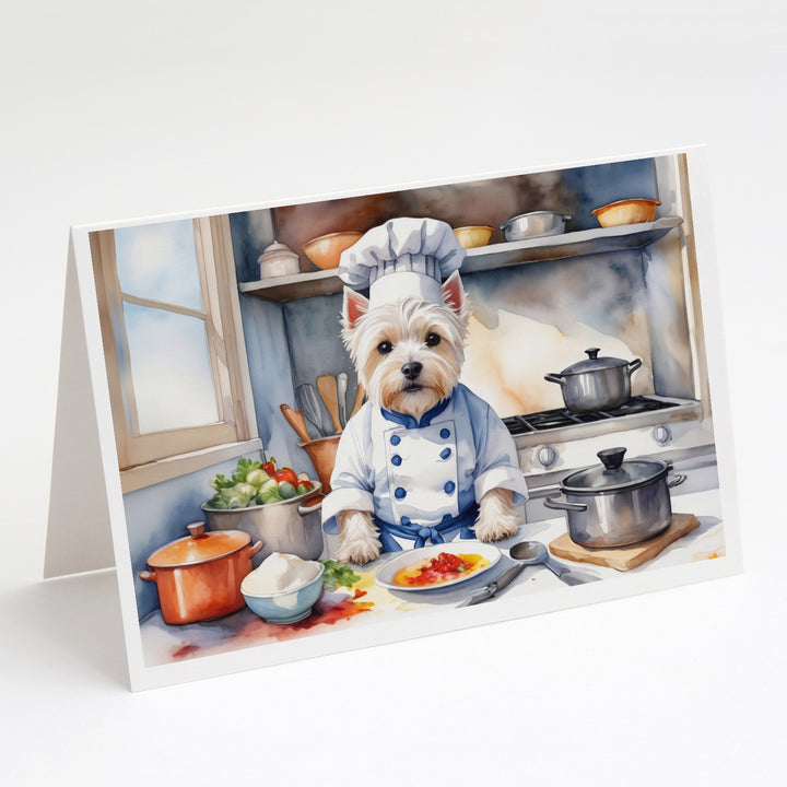 Yorkie Yorkshire Terrier The Chef Greeting Cards Pack of 8 Image 12