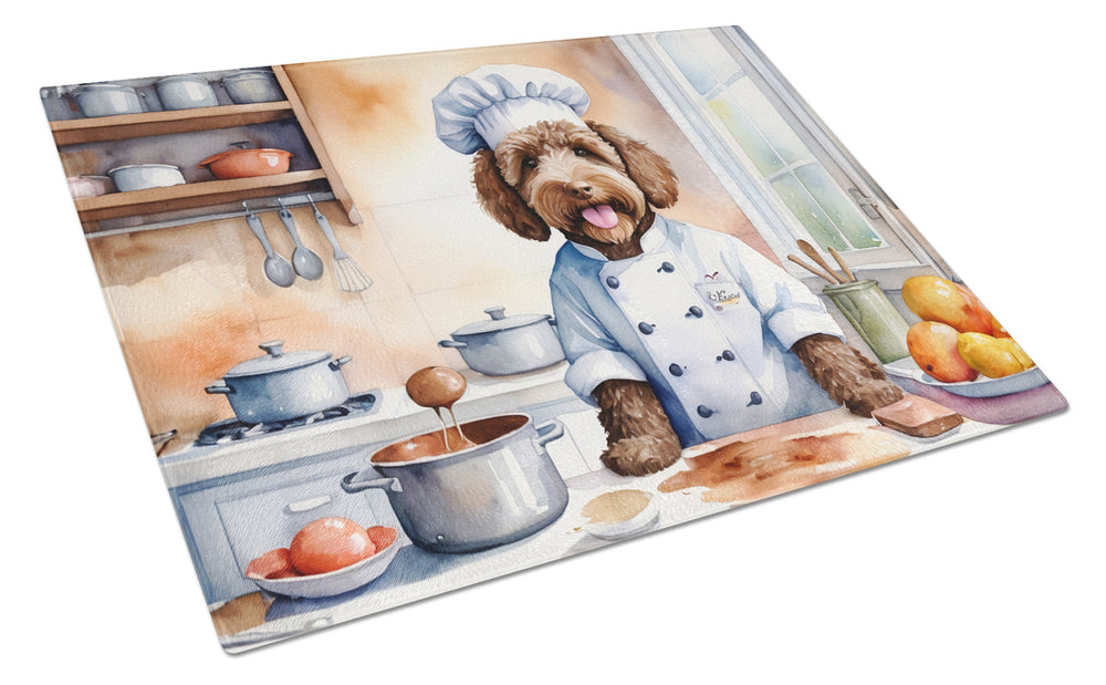 Yorkie Yorkshire Terrier The Chef Glass Cutting Board Image 2