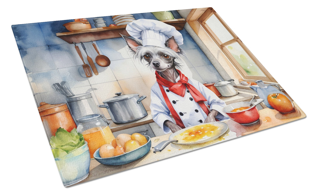 Yorkie Yorkshire Terrier The Chef Glass Cutting Board Image 4