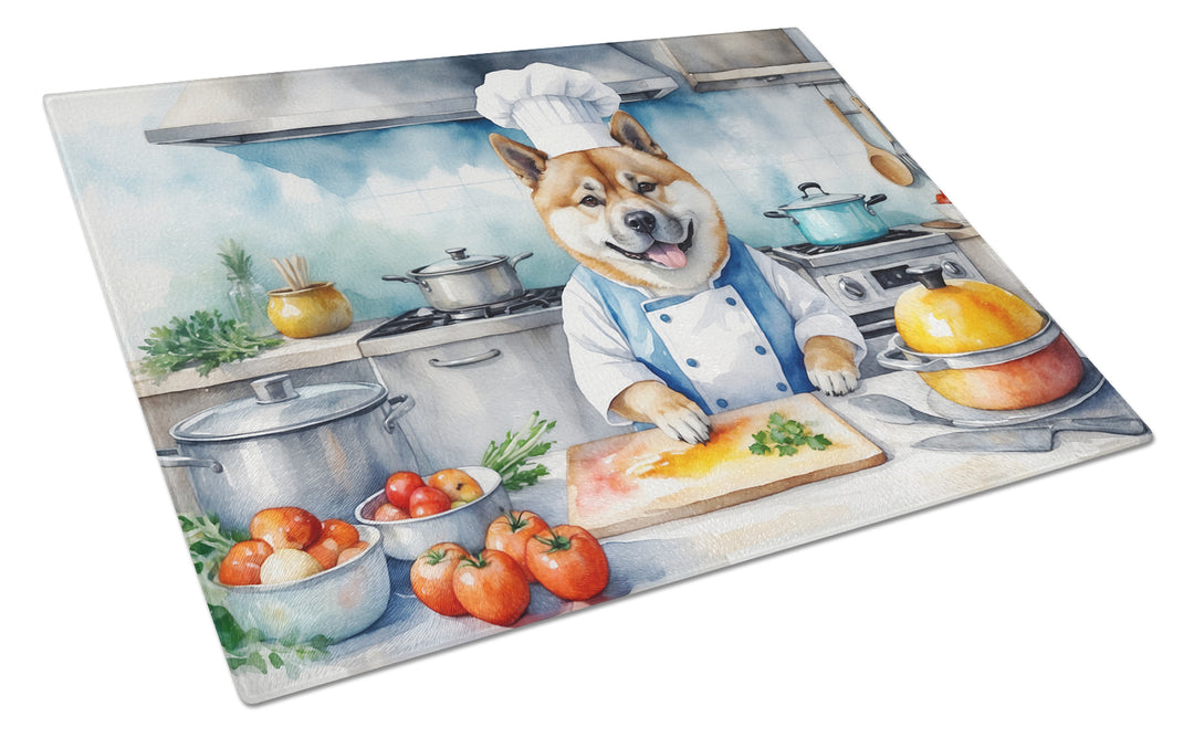 Yorkie Yorkshire Terrier The Chef Glass Cutting Board Image 4