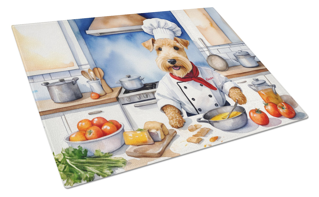 Yorkie Yorkshire Terrier The Chef Glass Cutting Board Image 4