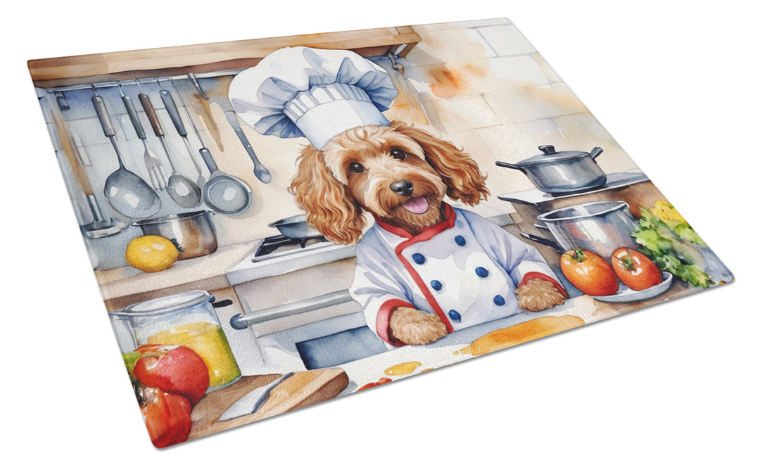 Yorkie Yorkshire Terrier The Chef Glass Cutting Board Image 6