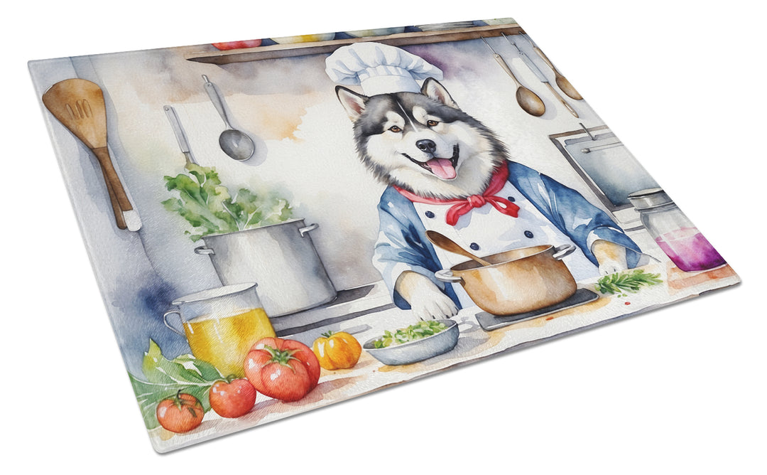 Yorkie Yorkshire Terrier The Chef Glass Cutting Board Image 6