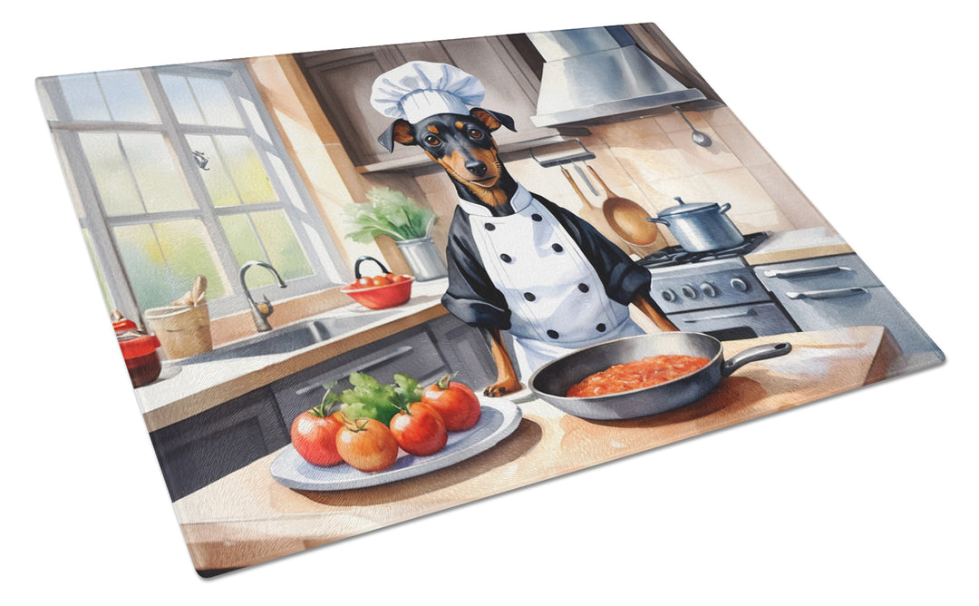 Yorkie Yorkshire Terrier The Chef Glass Cutting Board Image 8