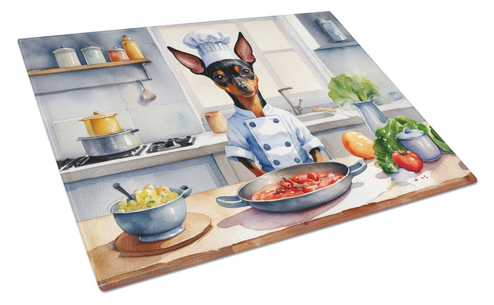 Yorkie Yorkshire Terrier The Chef Glass Cutting Board Image 9