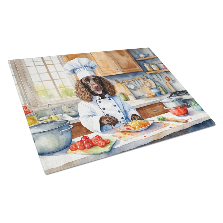 Yorkie Yorkshire Terrier The Chef Glass Cutting Board Image 12