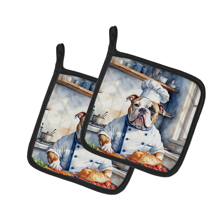 Yorkie Yorkshire Terrier The Chef Pair of Pot Holders Image 7