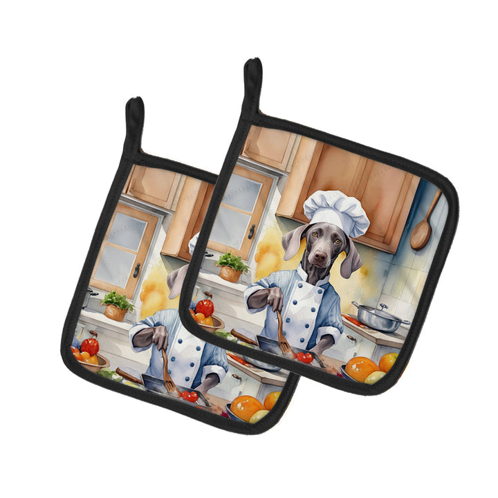 Yorkie Yorkshire Terrier The Chef Pair of Pot Holders Image 9