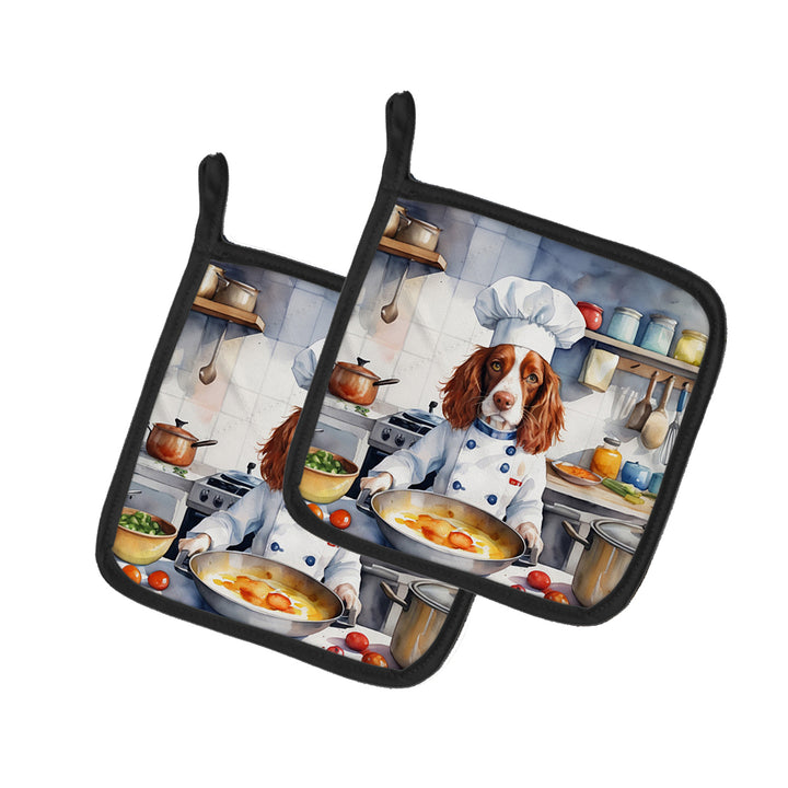 Yorkie Yorkshire Terrier The Chef Pair of Pot Holders Image 10