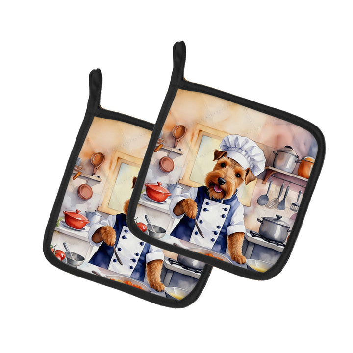 Yorkie Yorkshire Terrier The Chef Pair of Pot Holders Image 11