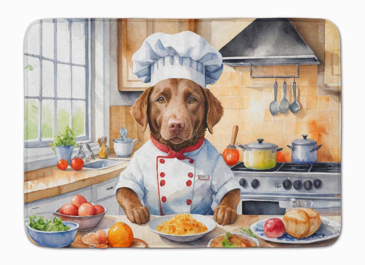 Yorkie Yorkshire Terrier The Chef Memory Foam Kitchen Mat Image 1