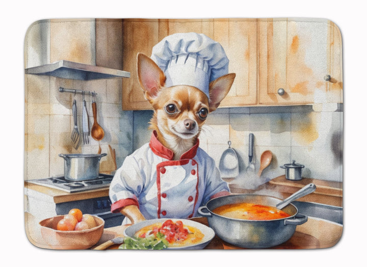 Yorkie Yorkshire Terrier The Chef Memory Foam Kitchen Mat Image 1