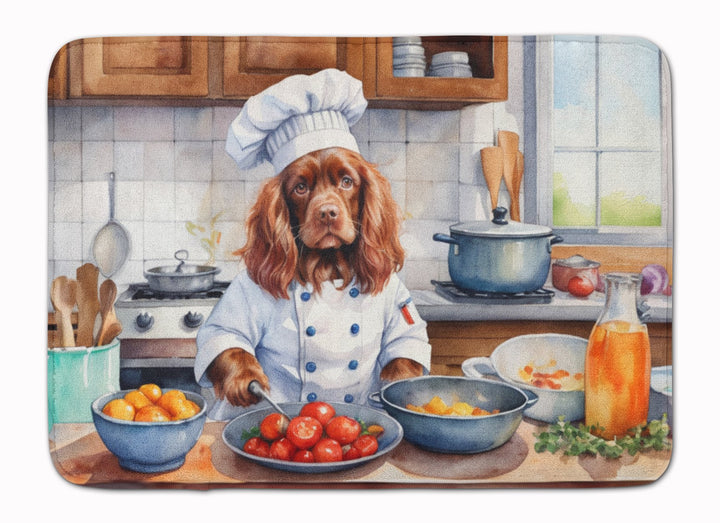 Yorkie Yorkshire Terrier The Chef Memory Foam Kitchen Mat Image 1