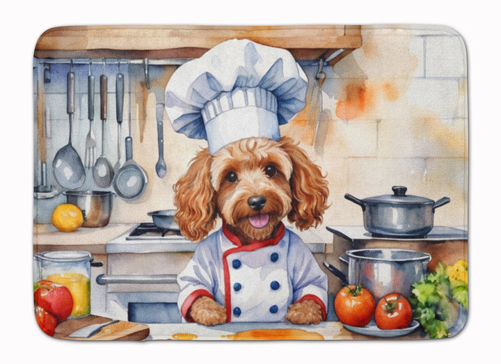 Yorkie Yorkshire Terrier The Chef Memory Foam Kitchen Mat Image 1