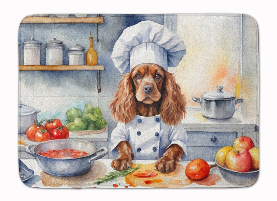 Yorkie Yorkshire Terrier The Chef Memory Foam Kitchen Mat Image 1