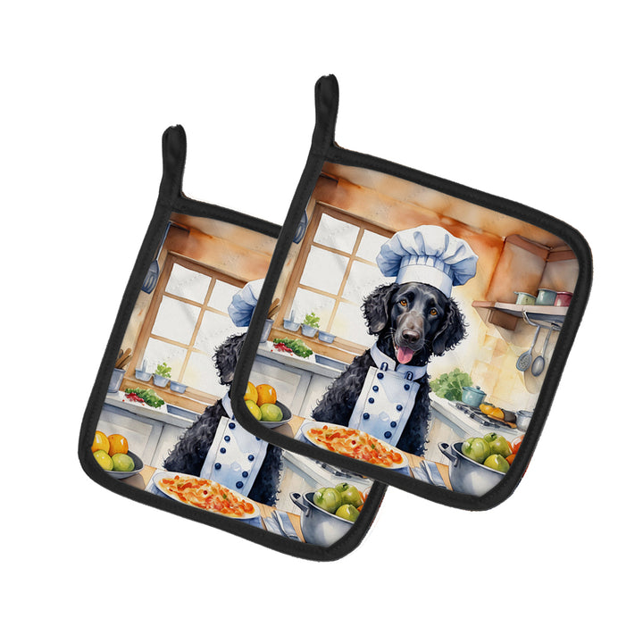 Yorkie Yorkshire Terrier The Chef Pair of Pot Holders Image 9