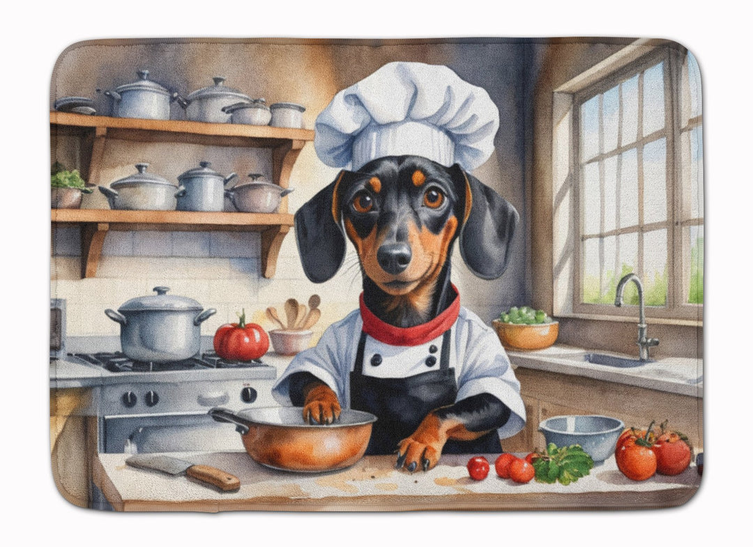 Yorkie Yorkshire Terrier The Chef Memory Foam Kitchen Mat Image 1