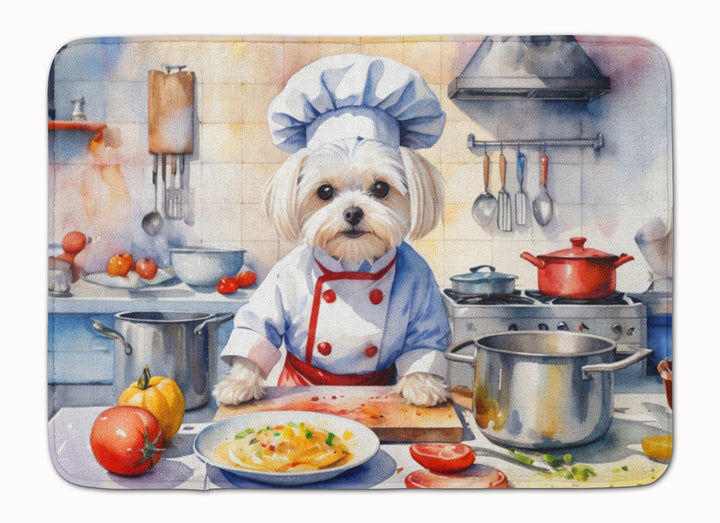 Yorkie Yorkshire Terrier The Chef Memory Foam Kitchen Mat Image 1