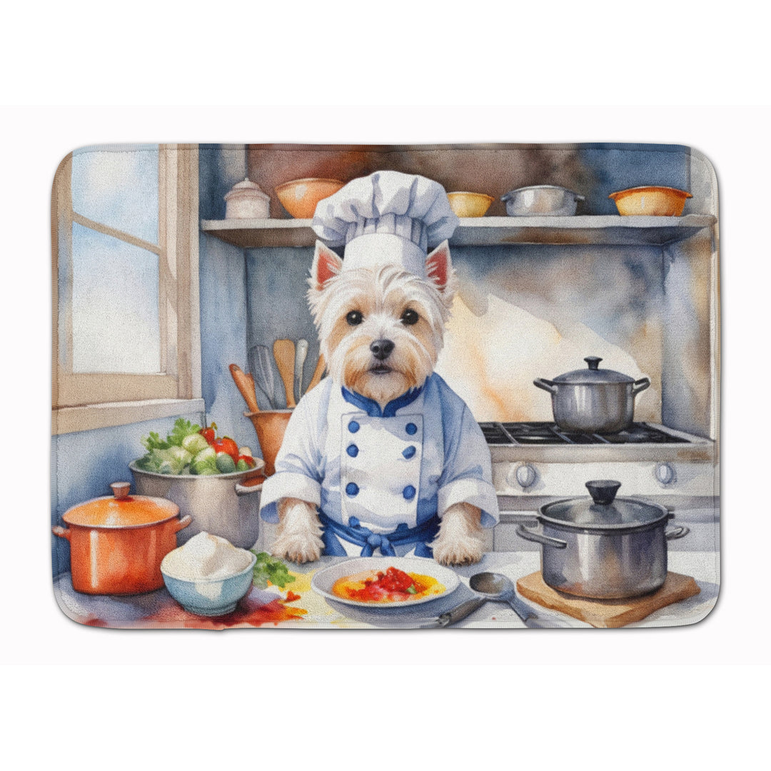 Yorkie Yorkshire Terrier The Chef Memory Foam Kitchen Mat Image 12