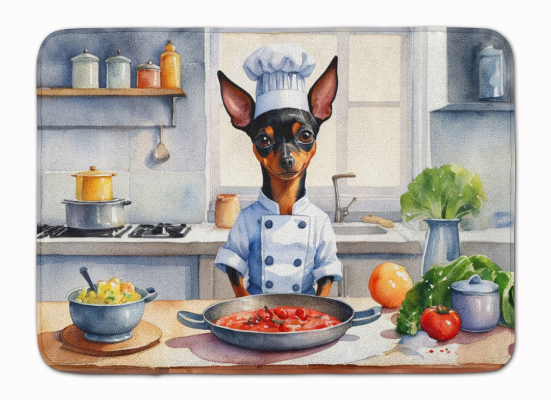 Yorkie Yorkshire Terrier The Chef Memory Foam Kitchen Mat Image 1