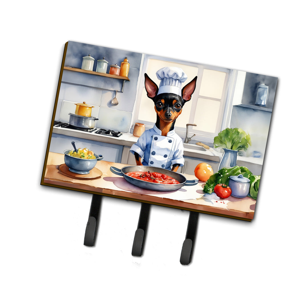 Yorkie Yorkshire Terrier The Chef Leash or Key Holder Image 9