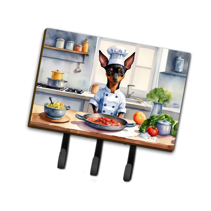 Yorkie Yorkshire Terrier The Chef Leash or Key Holder Image 1