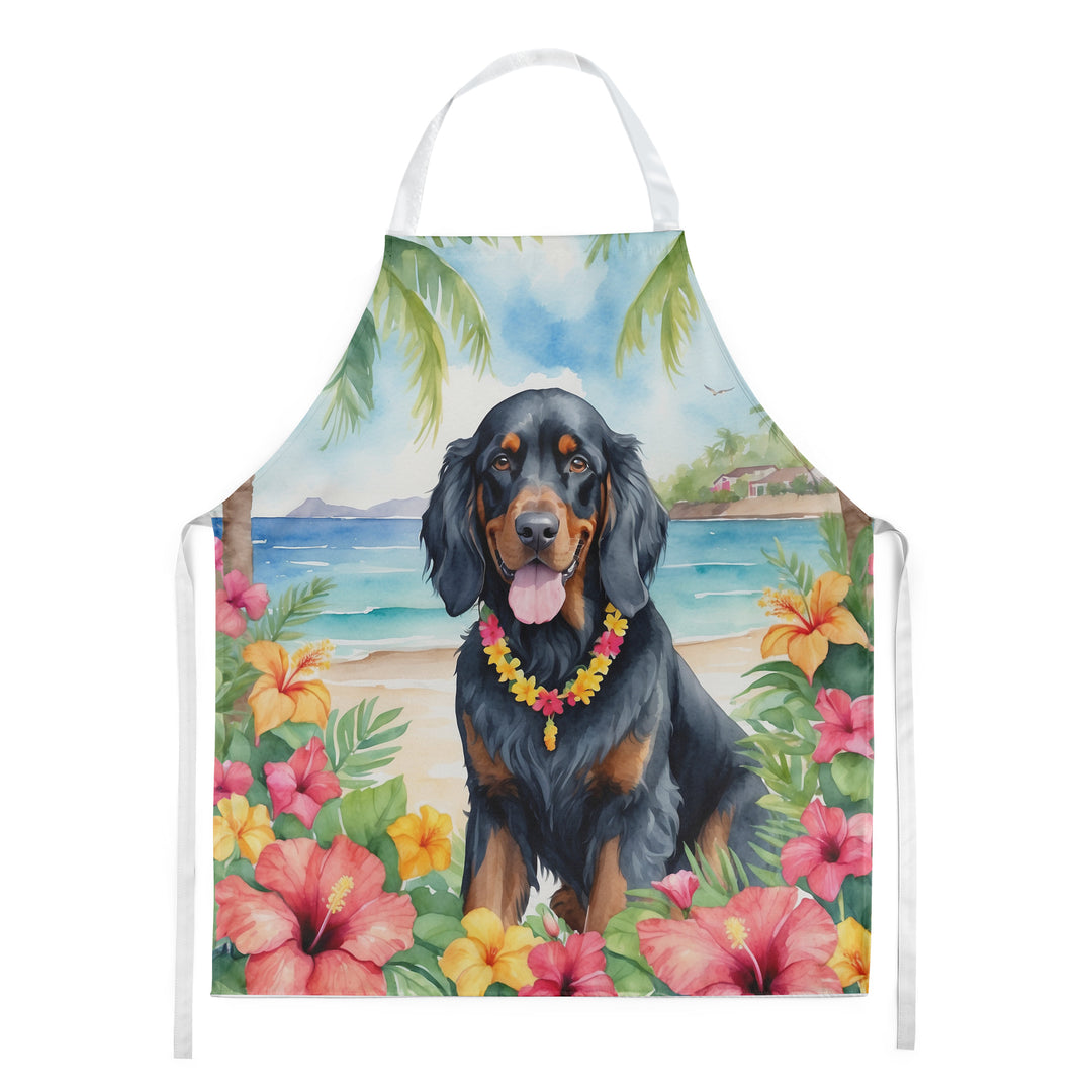 Yorkshire Terrier Luau Apron Image 2