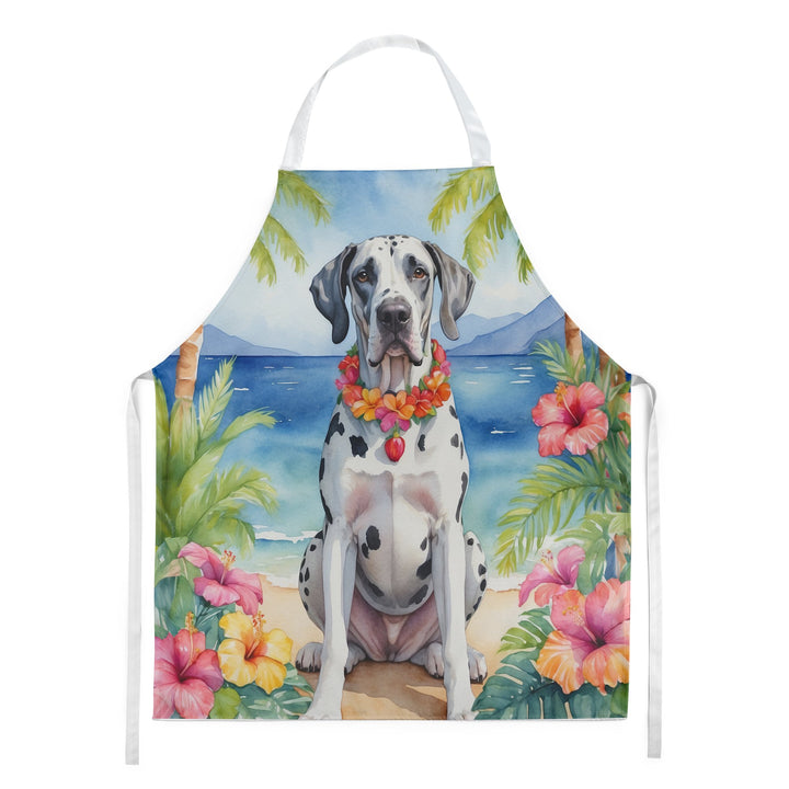 Yorkshire Terrier Luau Apron Image 1