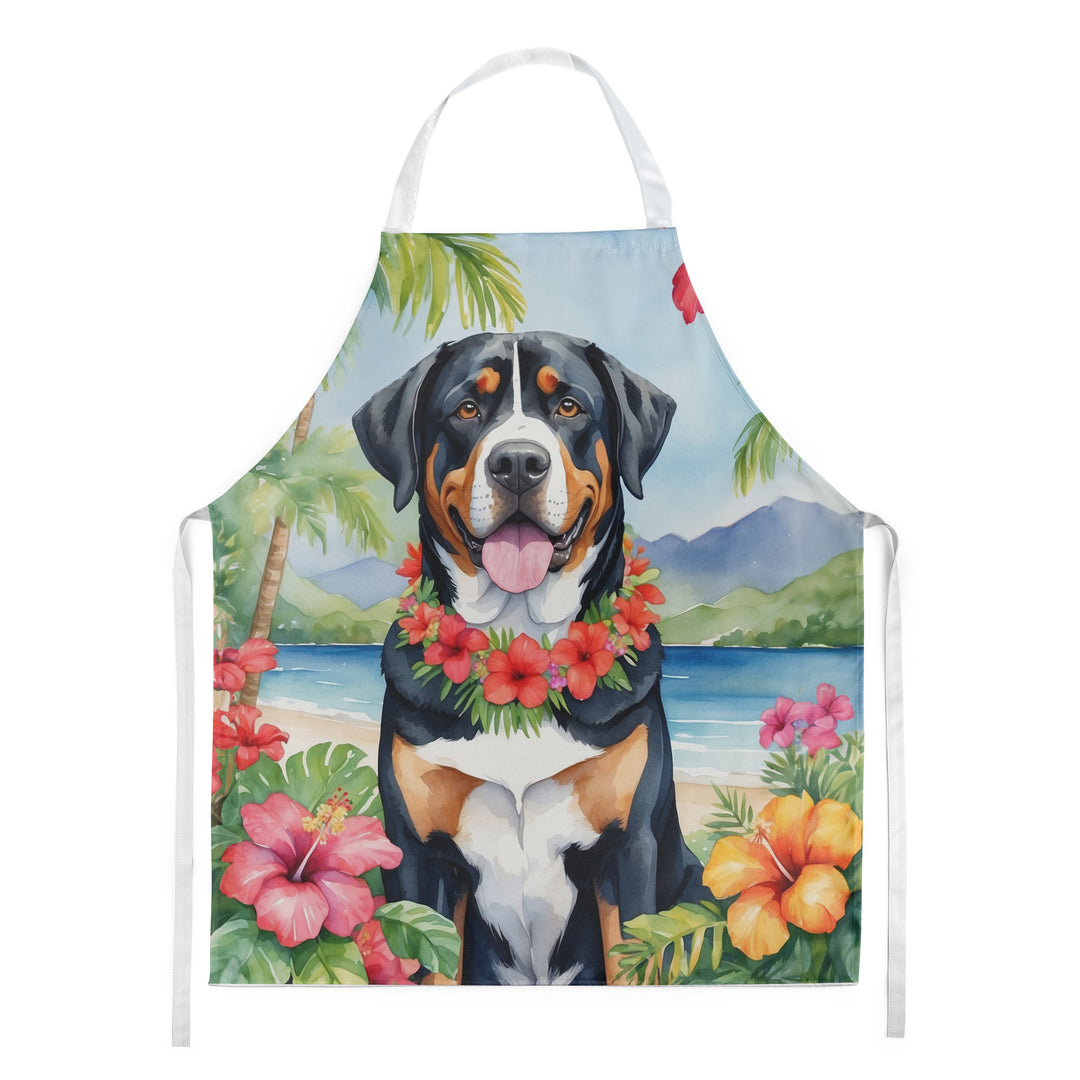 Yorkshire Terrier Luau Apron Image 6