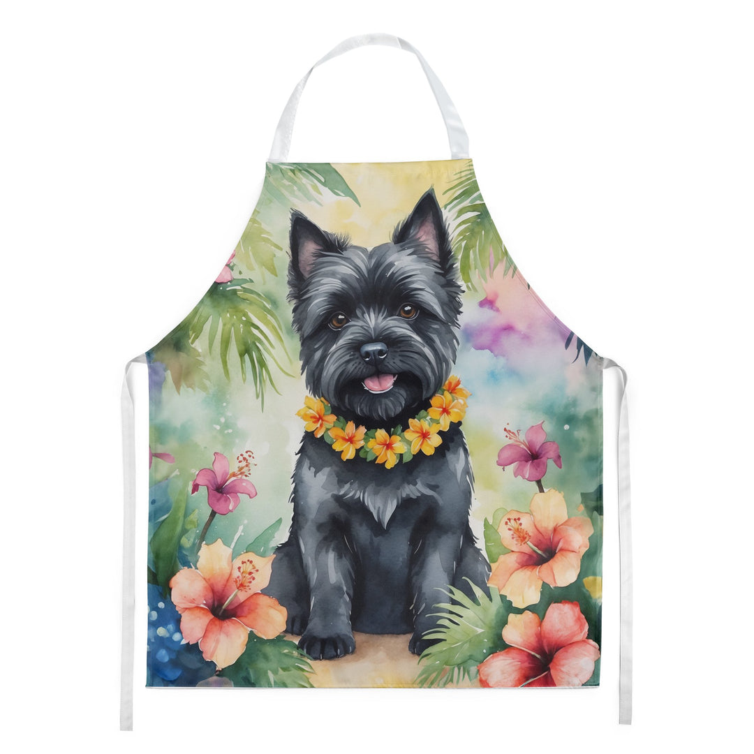 Yorkshire Terrier Luau Apron Image 1