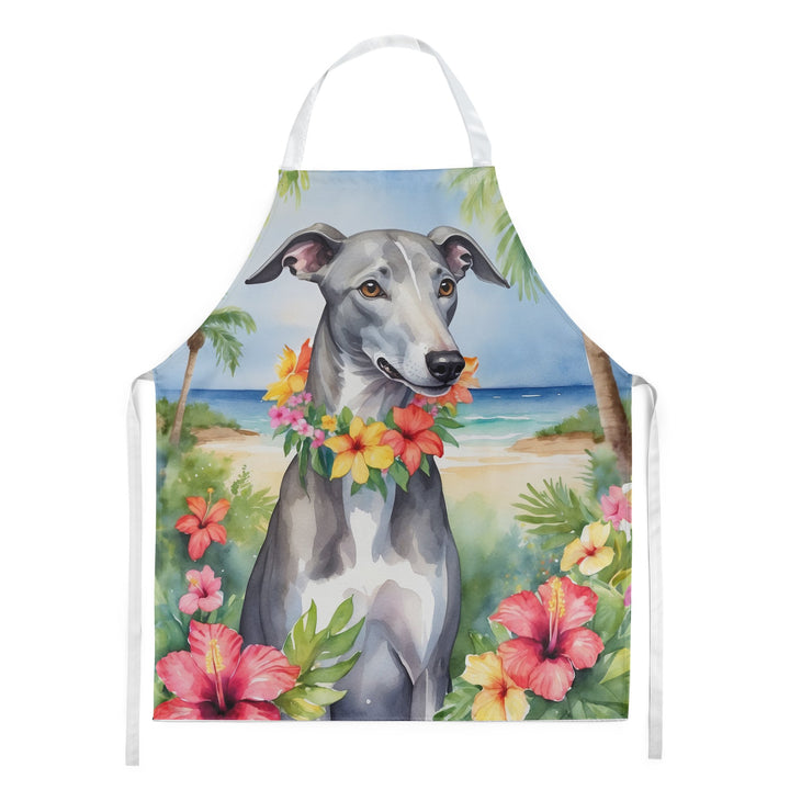 Yorkshire Terrier Luau Apron Image 1