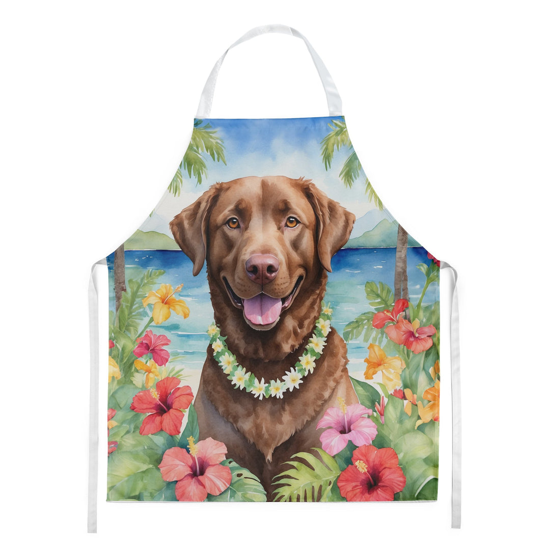 Yorkshire Terrier Luau Apron Image 1