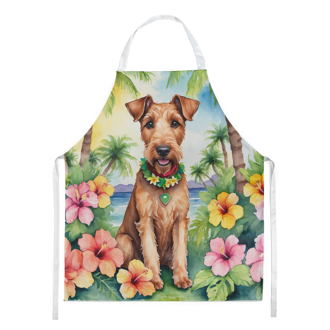 Yorkshire Terrier Luau Apron Image 1