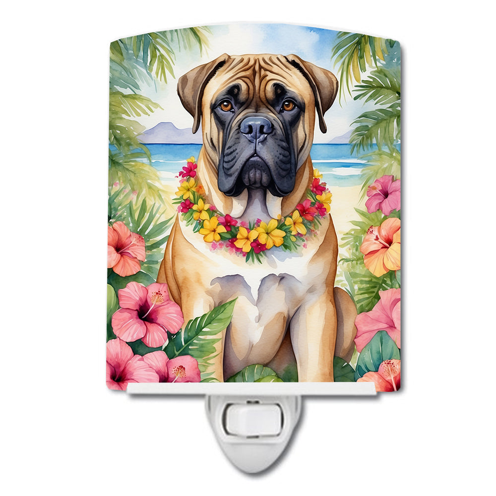 Yorkshire Terrier Luau Ceramic Night Light Image 3