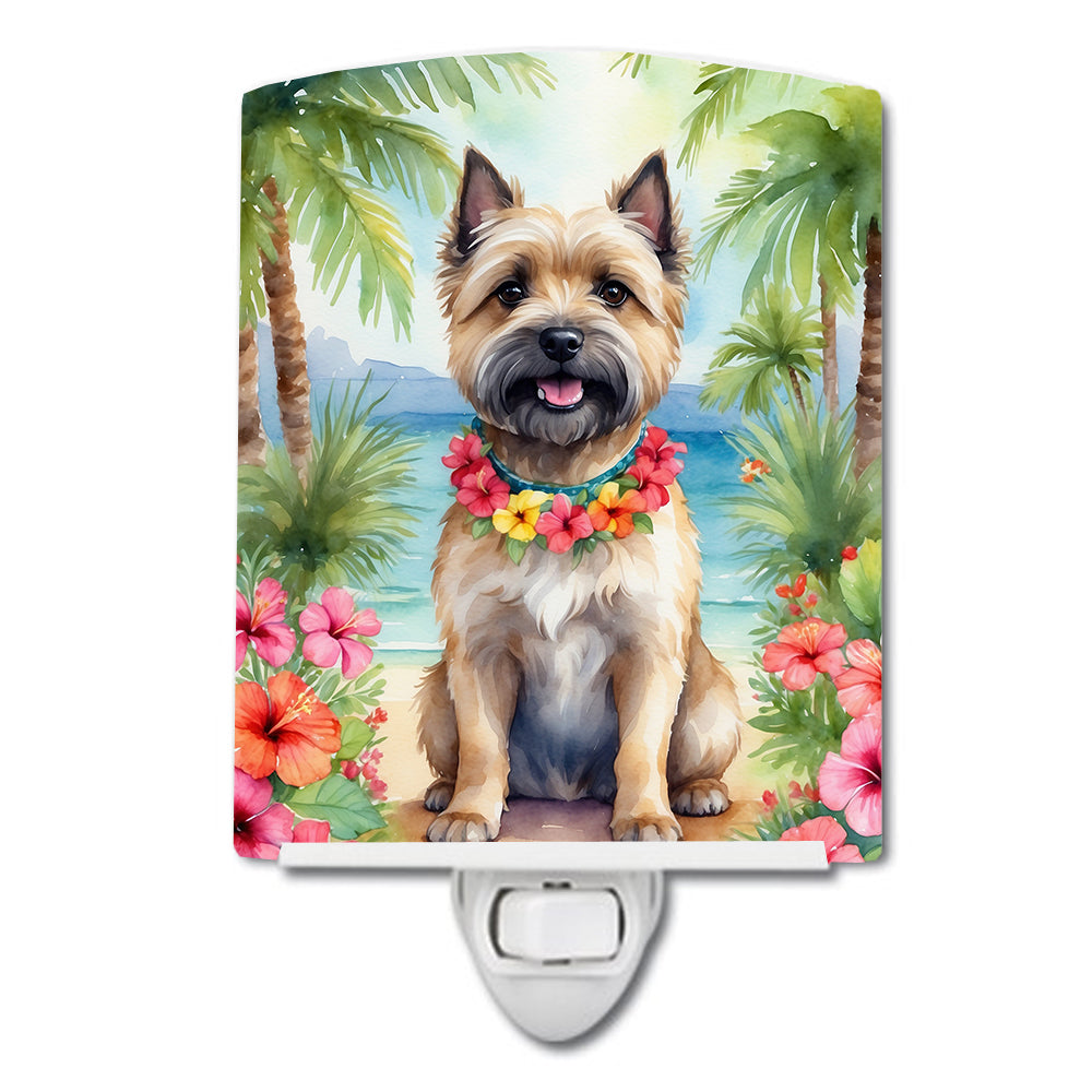 Yorkshire Terrier Luau Ceramic Night Light Image 4