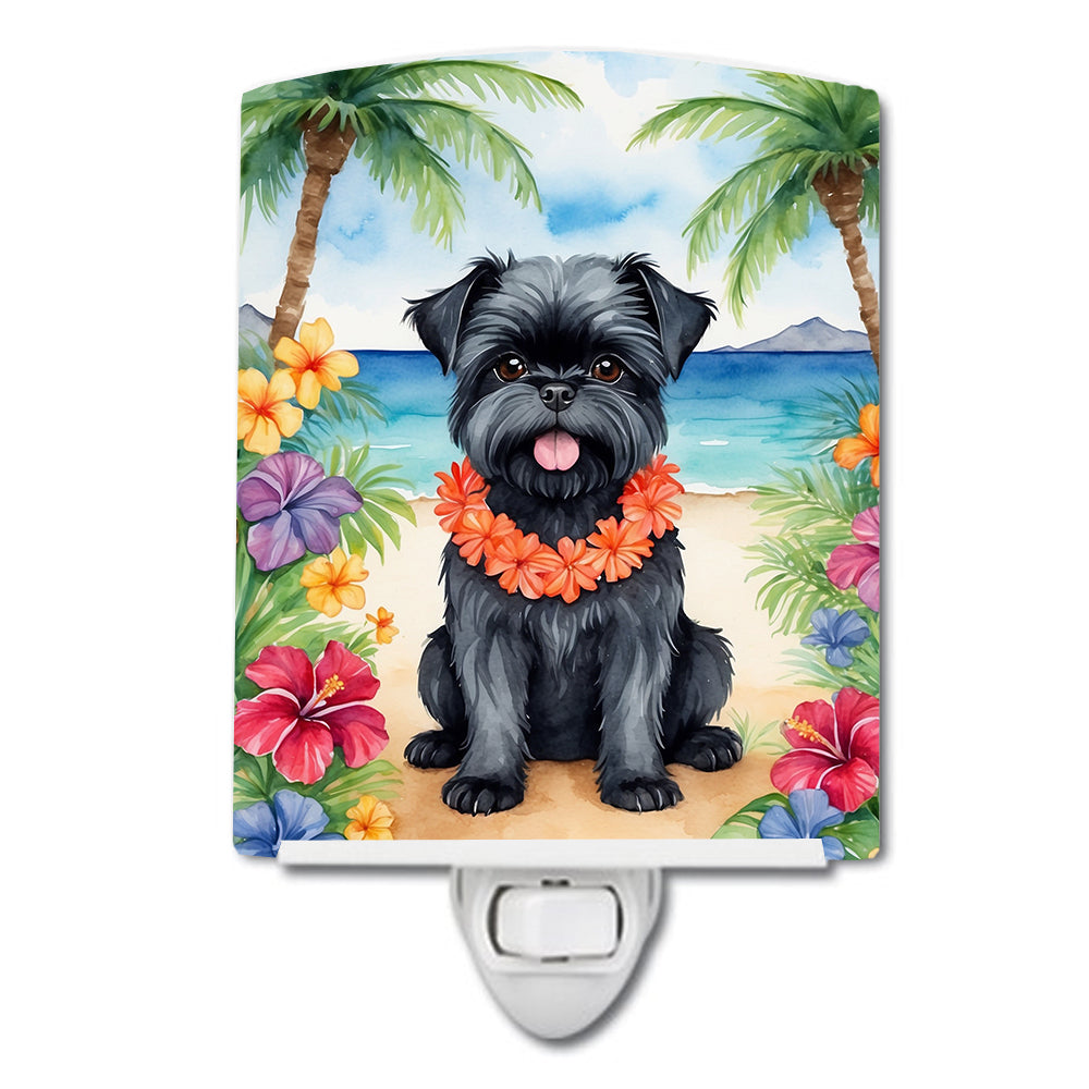 Yorkshire Terrier Luau Ceramic Night Light Image 2