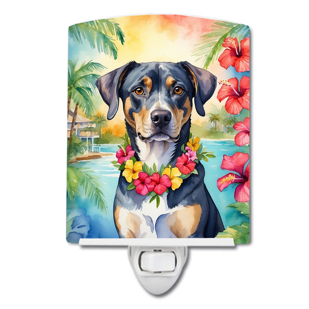 Yorkshire Terrier Luau Ceramic Night Light Image 7