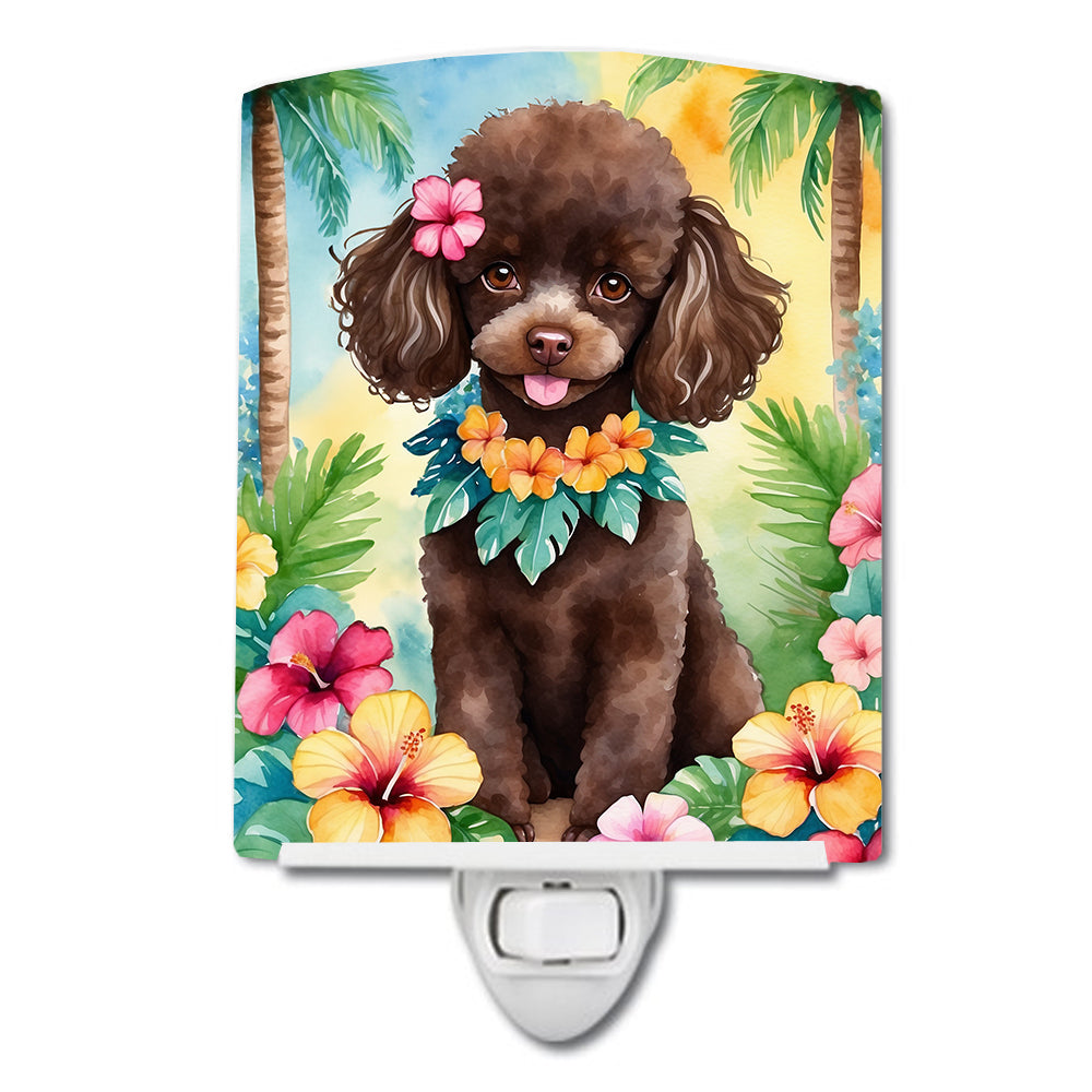 Yorkshire Terrier Luau Ceramic Night Light Image 8