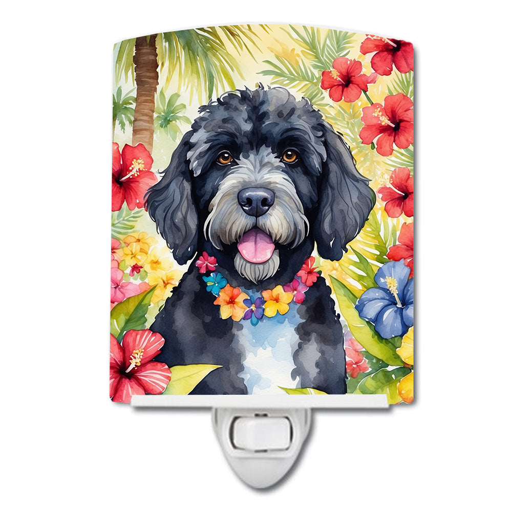 Yorkshire Terrier Luau Ceramic Night Light Image 9