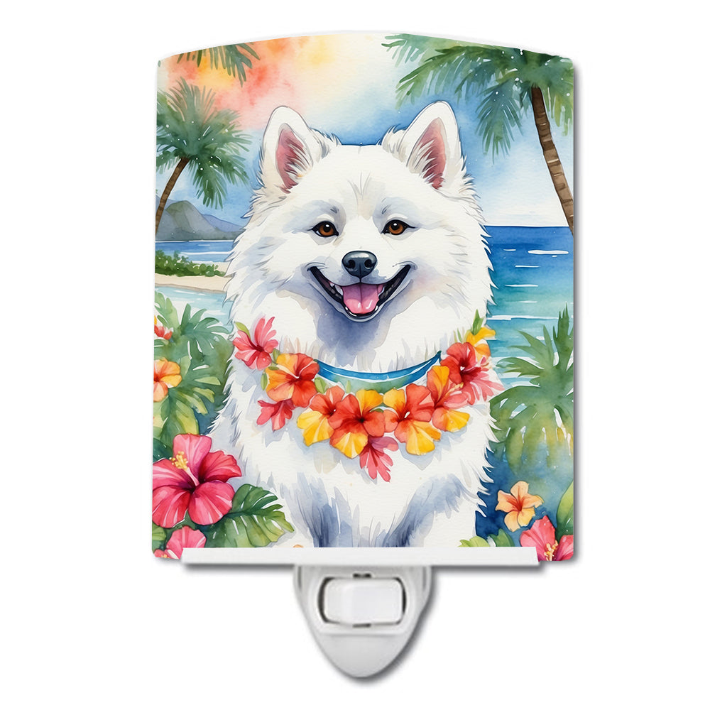 Yorkshire Terrier Luau Ceramic Night Light Image 9