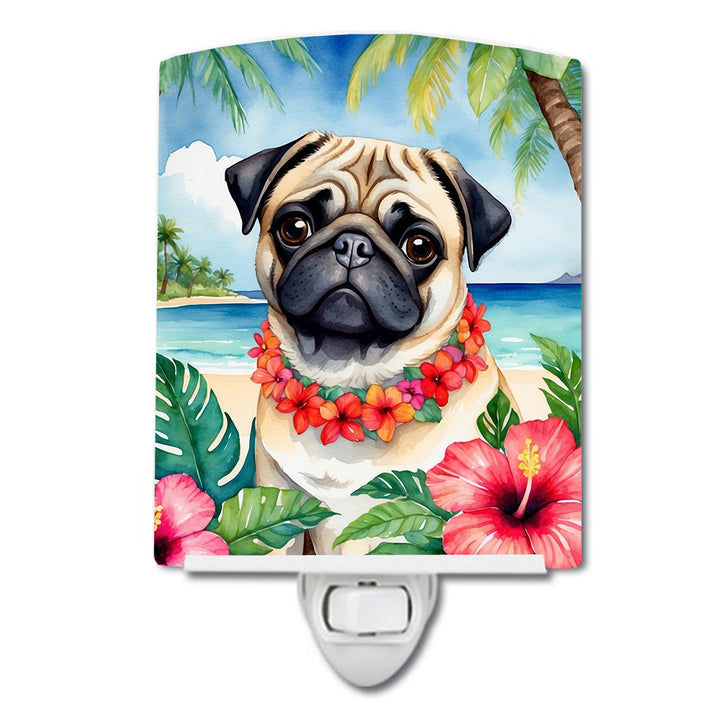 Yorkshire Terrier Luau Ceramic Night Light Image 11