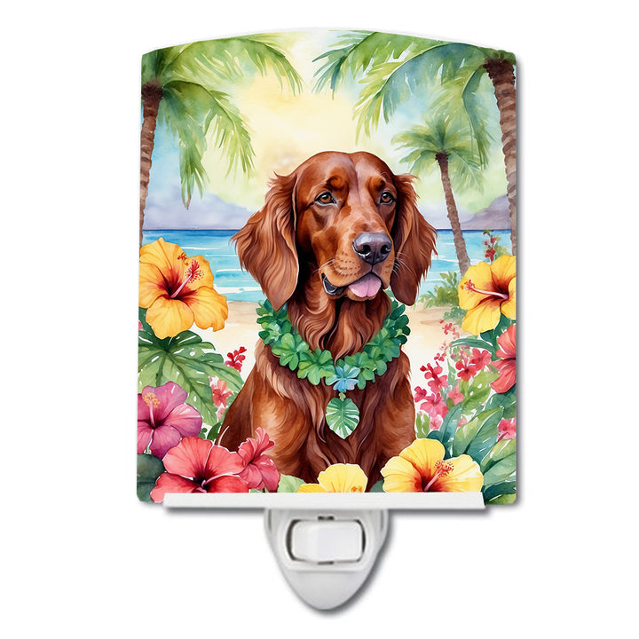 Yorkshire Terrier Luau Ceramic Night Light Image 10