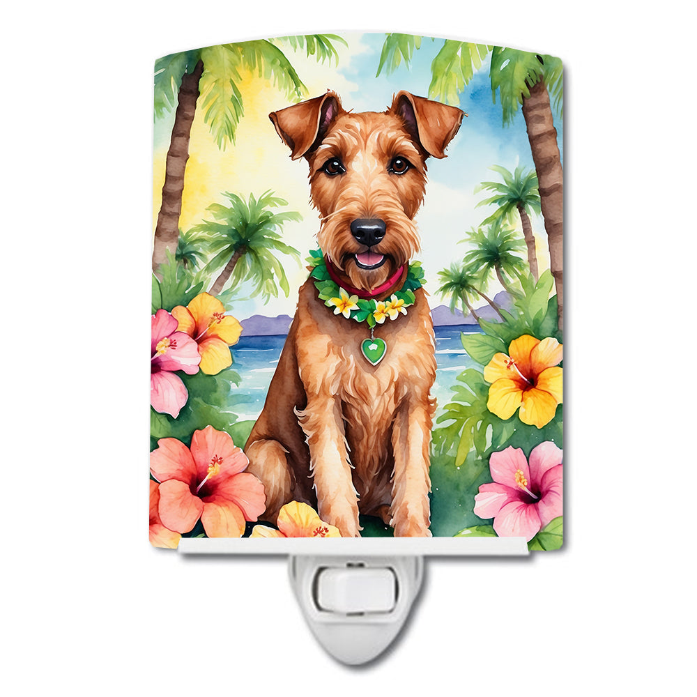 Yorkshire Terrier Luau Ceramic Night Light Image 11