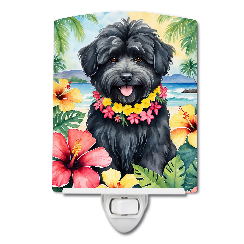 Yorkshire Terrier Luau Ceramic Night Light Image 12